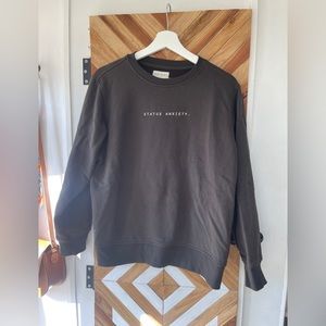 Status Anxiety Sweatshirt S NEW